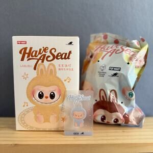 Authentic Pop Mart Have a seat Labubu Confirmed Hehe